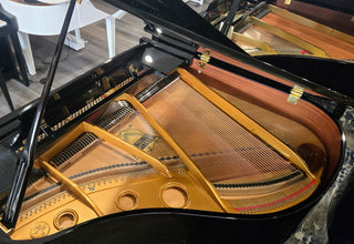 Hazleton Bros. Polished Ebony Baby Grand Piano - St George