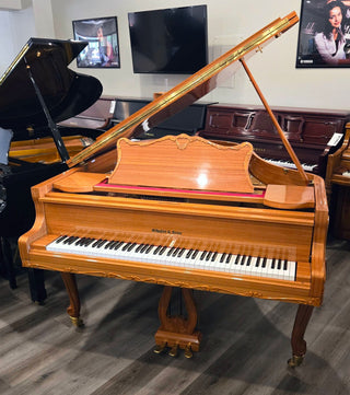 Schafer & Sons Polished Bamboo French Provincial 5’8″ Grand Piano - St George