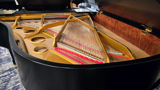 Exquisite Estonia 6’3″ Handmade Satin Ebony Grand Piano - St George