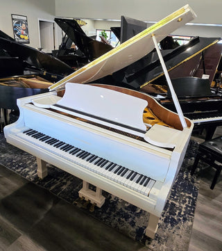 Steigerman 4'10" Snow White Baby Grand Piano - St George