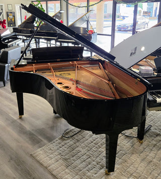 Spectacular Yamaha C5X 6'7" Professional Polished Ebony Conservatory Grand Piano