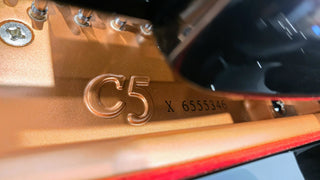 Spectacular Yamaha C5X 6'7" Professional Polished Ebony Conservatory Grand Piano