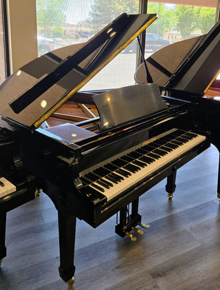 Pearl River 4'7" Polished Ebony Baby Grand Piano - St George