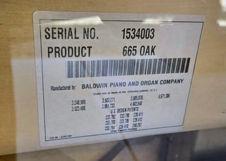American-Made Baldwin Classic Console Piano - St George