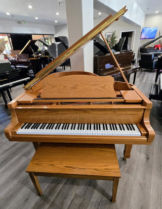 Pre-Owned Yamaha C2 American Oak 5'8" Conservatory Grand Piano - St George