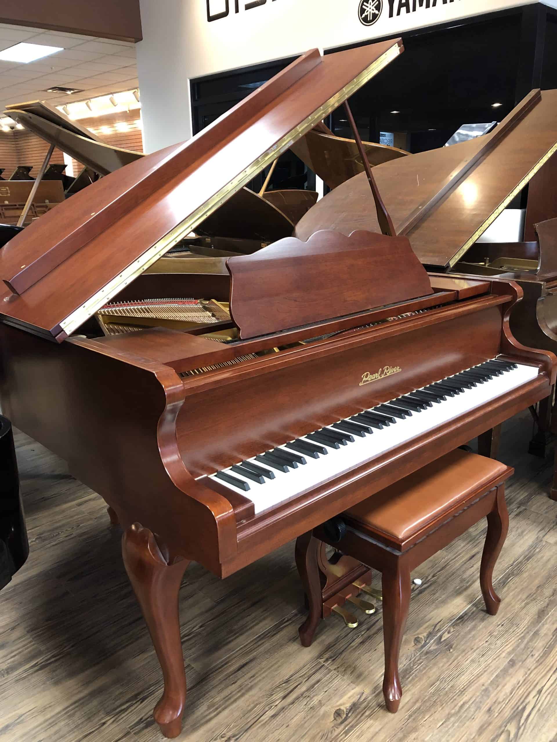 Beautiful FP Cherry Pearl River Baby Grand Orem Piano Gallery